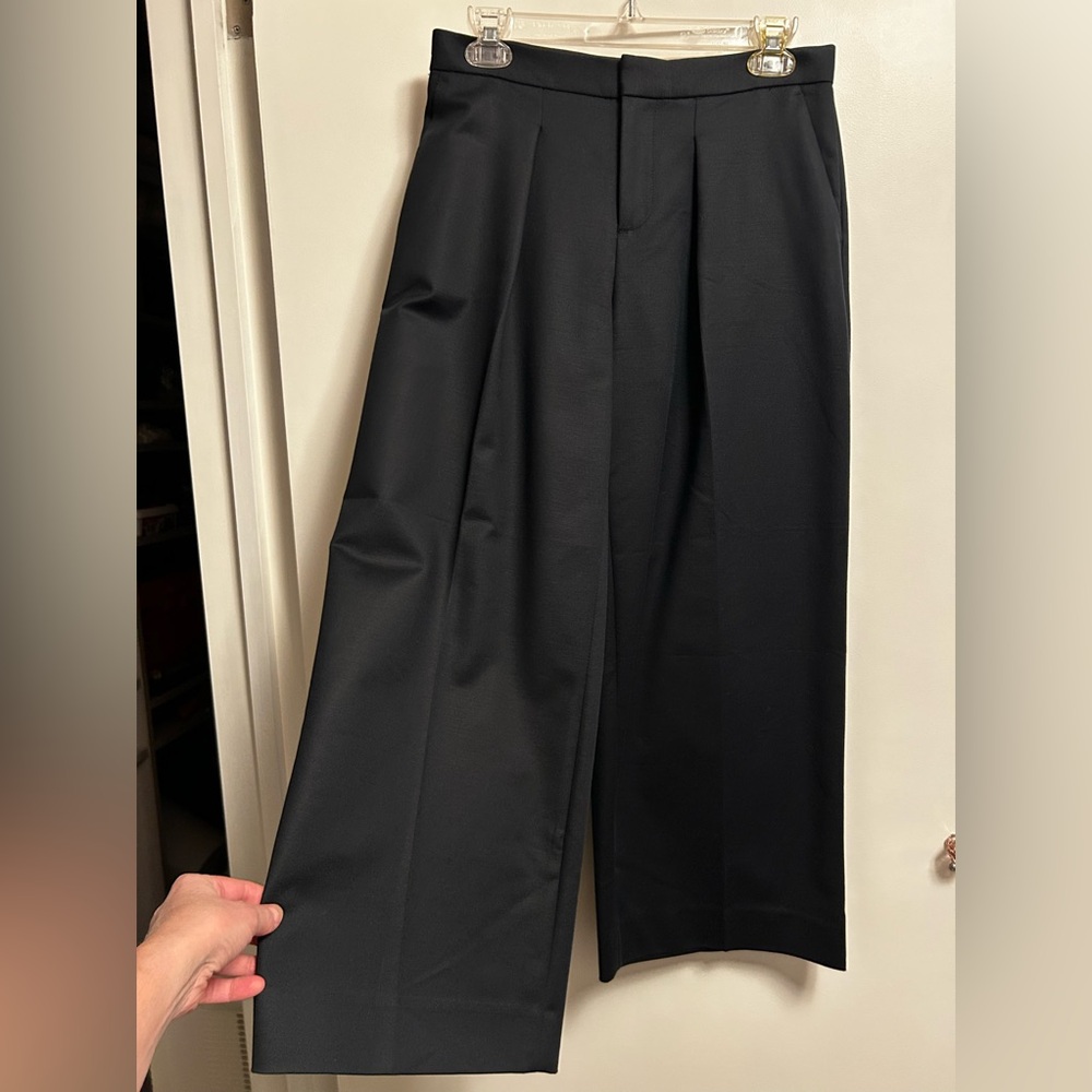 Banana Republic dress wide leg black pant, size 2